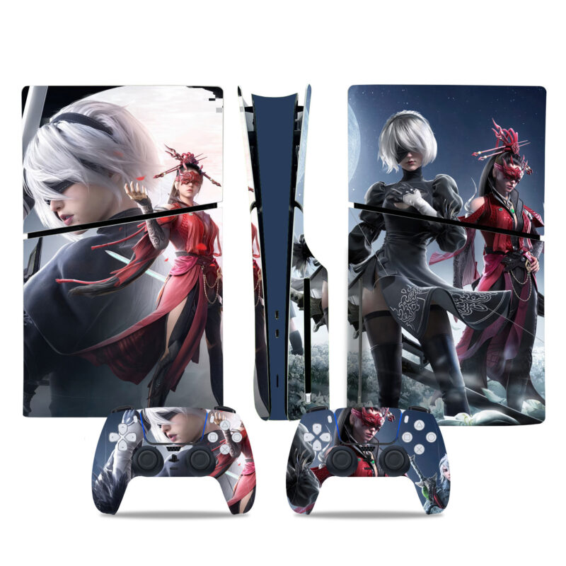 Naraka: Bladepoint And NieR:Automata Skin Sticker For PS5 Slim