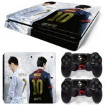 Ronaldo 7 And Messi 10 PS4 Slim Skin Sticker Decal