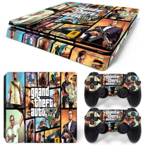 Grand Theft Auto V PS4 Slim Skin Sticker Cover Design 1