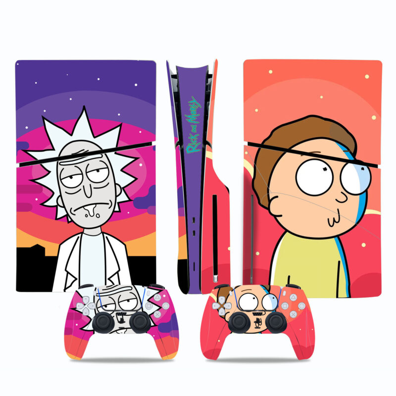 Rick And Morty PS5 Slim Skin Sticker Cover Design 1