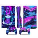 Cyberpunk 2077 K/DA Akali PS5 Slim Skin Sticker Decal