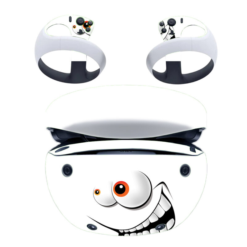 Cartoon Eyes And Mouth PS VR2 Skin Sticker Cover