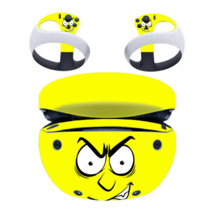 Angry Face Emoji PS VR2 Skin Sticker Cover
