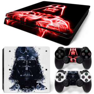 Star Wars: Darth Vader Face Black And Red art PS4 Slim Skin Sticker Cover