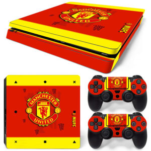 Manchester United Symbol Art PS4 Slim Skin Sticker Cover