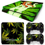 Marijuana PS4 Slim Skin Sticker Cover