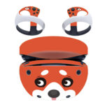 Happy Fox Face PS VR2 Skin Sticker Cover