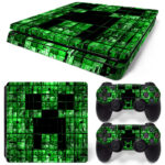 Minecraft Creeper PS4 Slim Skin Sticker Decal