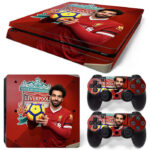 Mohamed Salah Skin Sticker For PS4 Slim Design 3