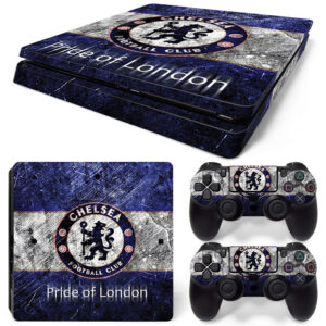 Chelsea Football Club Symbol Pride Of London PS4 Slim Skin Sticker Cover