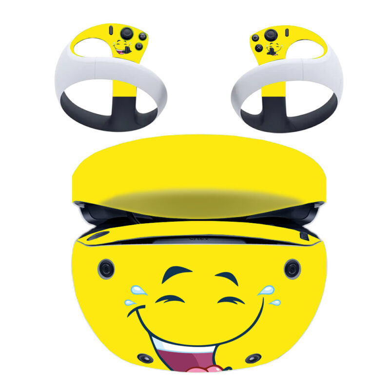 Laugh Emoji PS VR2 Skin Sticker Cover