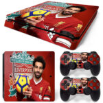 Mohamed Salah Liverpool FC PS4 Slim Skin Sticker Cover