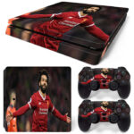 Mohamed Salah PS4 Slim Skin Sticker Decal Design 1