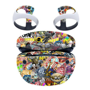 Graffiti Sticker Bomb PS VR2 Skin Sticker Cover