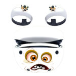 Scared Cartoon Face Expression PS VR2 Skin Sticker Decal