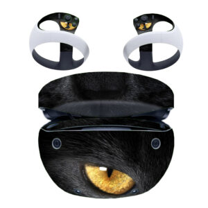 Black Cat Eyes PS VR2 Skin Sticker Decal