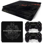 Monster Hunter: World Symbol PS4 Slim Skin Sticker Cover