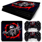 Vampire Skull PS4 Slim Skin Sticker Decal