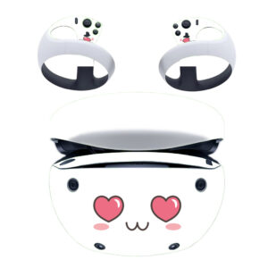 Kawaii Heart Eyes Emoji PS VR2 Skin Sticker Cover