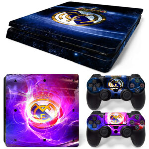 FC Barcelona Symbol Blue And Pink Art PS4 Slim Skin Sticker Decal