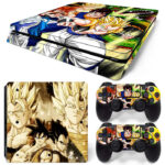 Dragon Ball Z Vegito Gogeta Super Saiyan PS4 Slim Skin Sticker Cover