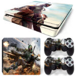 Boba Fett Art PS4 Slim Skin Sticker Decal