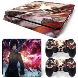 Anime Touka kirishima Art PS4 Slim Skin Sticker Cover