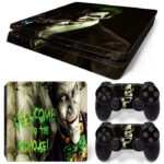 Batman: Arkham Asylum Joker Art PS4 Slim Skin Sticker Cover