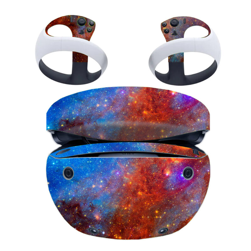 Nebula Space Galaxy PS VR2 Skin Sticker Cover