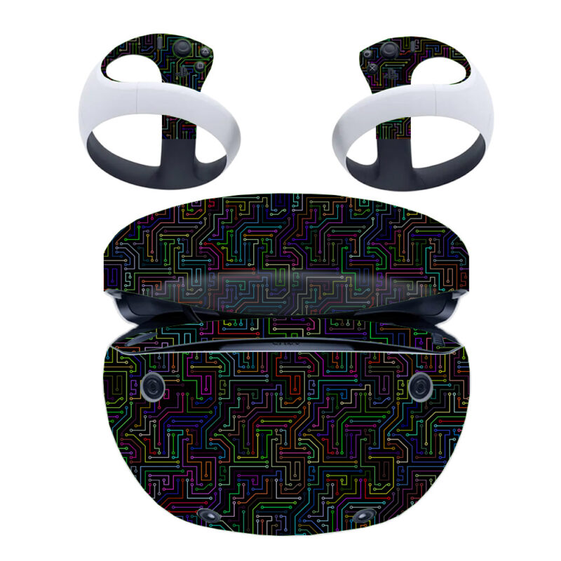 1440x2960 Circuit Abstract PS VR2 Skin Sticker Cover