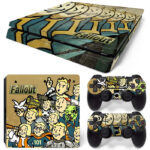 Fallout PS4 Slim Skin Sticker Decal Design 1