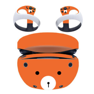 Cartoon Bear Face PS VR2 Skin Sticker Cover