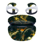 Mortal Kombat Scorpion Art PS VR2 Skin Sticker Cover