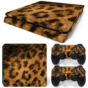 Cheetah Print PS4 Slim Skin Sticker Decal