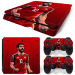 Mohamed Salah Art PS4 Slim Skin Sticker Cover