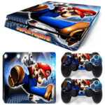 Dance Dance Revolution: Mario Mix PS4 Slim Skin Sticker Decal