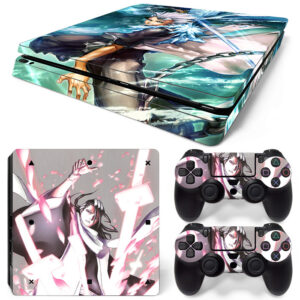 Anime Byakuya Kuchiki Art PS4 Slim Skin Sticker Cover