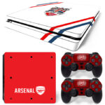 Arsenal Red PS4 Slim Skin Sticker Decal