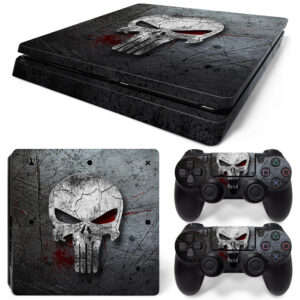 The Punisher Symbol Art PS4 Slim Skin Sticker Cover