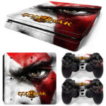 God Of War III: Remastered PS4 Slim Skin Sticker Cover Design 1