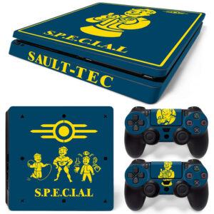 Special Sault-Tech PS4 Slim Skin Sticker Decal