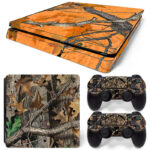 Camouflage Realtree And Deadwood PS4 Slim Skin Sticker Decal