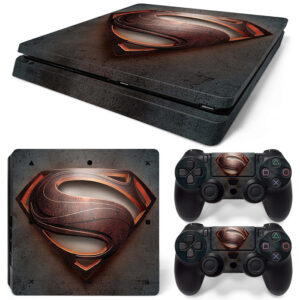 Dark Superman Symbol PS4 Slim Skin Sticker Decal