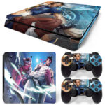 Ryu And Ken In Street Fighter X Tekken Art PS4 Slim Skin Sticker Decal