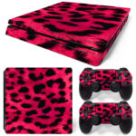 Pink Leopard PS4 Slim Skin Sticker Decal