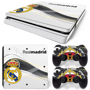 Real Madrid F.C. Symbol Art PS4 Slim Skin Sticker Cover