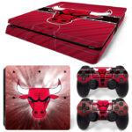 Chicago Bulls Symbol PS4 Slim Skin Sticker Cover