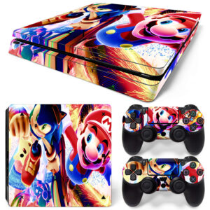 Mario & Sonic At The Olympic Art PS4 Slim Skin Sticker Decal