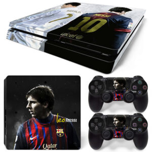 Lionel Messi And Cristiano Ronaldo PS4 Slim Skin Sticker Cover