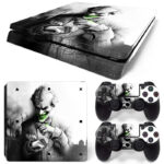 Batman: Arkham Asylum Joker Black Art PS4 Slim Skin Sticker Decal